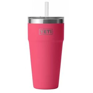 YETI Rambler 26 oz with Straw - Bimini Pink